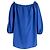 Blumarine gerafftes Halsoberteil - 10er Jahre Blau - Ansicht 3