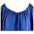 Blumarine gerafftes Halsoberteil - 10er Jahre Blau - Ansicht 4