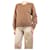 Aime Brauner Kaschmirpullover - Größe UK 8