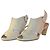Sandales Balmain en cuir beige taille 37