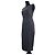 Gestreiftes Kleid Moschino Jeans 1980er Grau