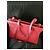 Borsa a mano Hermès Kaba 40 in pelle rossa Rosso - vista 3