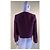 Chaqueta Blazer Ba&Sh Meredith Burdeos Tweed - vista 4