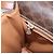 Céline Borsa a spalla in tela Macadam CELINE in pelle PVC marrone oro Auth EC038 D'oro - vista 22