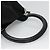 Borsa a mano in tela nera Salvatore Ferragamo Auth KD096 Nero - vista 7