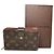 Vintage Louis Vuitton Leather Monogram Wallet Brown
