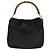 Bolso de mano de cuero GUCCI Bamboo 2 vías negro dorado 001 2113 1638 Auth KD087 - vista 2