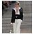 Chanel Cruise 2017 17C Schwarze Tweed Camelia Pin Jacke - Ansicht 2