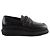 Sacai Mocassini in pelle nera Nero