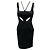 Vestido de cóctel mini con tachuelas Philipp Plein negro / plata 2019
