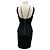 Vestido de cóctel mini con tachuelas Philipp Plein negro / plata 2019 - vista 3