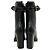 Botas de salto Evelyn pretas com tachas e cadarços de Alexandre Birman - vista 5