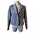 Dior Jeansjacke Monogramm Logo Blau