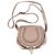 Bolso de Hombro Chloé Small Marcie en Cuero de Ternera Nude