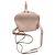 Bolso de Hombro Chloé Small Marcie en Cuero de Ternera Nude - vista 12