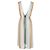 Gestreiftes Midi-Längen-Kleid von Sandro aus mehrfarbigem Polyester Mehrfarben - Ansicht 3