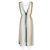 Gestreiftes Midi-Längen-Kleid von Sandro aus mehrfarbigem Polyester Mehrfarben - Ansicht 4