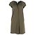 Vestido Mini Luisa en Nylon Verde Oliva de Diane Von Furstenberg