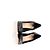 Pumps a punta quadrata Christian Dior in pelle nera Nero - vista 8