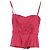 Top bustier de seda rosa con cremallera en la parte posterior de Dolce & Gabbana