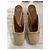 Autre Marque Mule a punta quadrata Carmen 45mm in rafia beige di Malone Souliers - vista 13