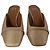 Autre Marque Mule a punta quadrata Carmen 45mm in rafia beige di Malone Souliers - vista 4