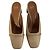 Autre Marque Mule a punta quadrata Carmen 45mm in rafia beige di Malone Souliers - vista 6