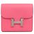 Billetera compacta con doblez Constance de Hermès Rosa - vista 11
