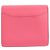 Billetera compacta con doblez Constance de Hermès Rosa - vista 2