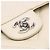 Chanel Bianco Piccolo Classico Chevron in Pelle di Agnello Doppio Flap Bianco sporco - vista 10