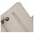 Chanel Bianco Piccolo Classico Chevron in Pelle di Agnello Doppio Flap Bianco sporco - vista 9