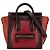 Luggage Céline Celine Rot Nano Tricolor Leder Reisetasche