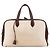 Hermès Marrone Toile e Clemence Victoria 43 Beige