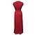 Vestido Crepe Joseph Romy en Viscosa Roja - vista 3