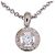 Bulgari Collana da donna Bvlgari con diamanti in oro bianco 18K - vista 4