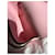Charm Hermès Kelly Festival Rose Sakura en cuir Swift rose  - vue 2