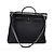 Borsa Hermès Herbag 2 in 1 in tela Nero - vista 3