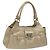 Borsa a mano in pelle Gancini Salvatore Ferragamo Auth am7952 D'oro