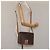 Céline Borsa a spalla in tela Macadam CELINE in pelle PVC marrone oro Auth KD054 D'oro - vista 22