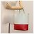 Céline Tote Bag aus Leder 2 in 1 rot Auth ep7482 - Ansicht 27