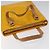 LOUIS VUITTON Monogram Vernis Bolsa de Mão Houston Amarelo M91121 LV Auth EC113 - vista 6