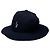 Issey Miyake Cappello in lana Vintage Pleats Please Marino Blu navy