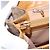 Gucci Borsa a Spalla Micro GG Supreme PVC Beige Oro 001 115 1199 Auth ep7488 D'oro - vista 24