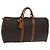 LOUIS VUITTON Monogram Keepall 55 Borsa Boston M41424 LV Auth MY056 Monogramma