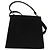 Borsa a mano Vala in suede 2 in 1 nera e oro Auth BA373 di Salvatore Ferragamo Nero D'oro - vista 2