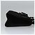 Borsa a mano Vala in suede 2 in 1 nera e oro Auth BA373 di Salvatore Ferragamo Nero D'oro - vista 3