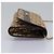 Borsa a spalla in tela Trotter Christian Dior marrone oro Auth KD045 D'oro - vista 4