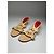 Céline Vintage Celine Paris Triomphe Leder Pumps beige 37 - Ansicht 3
