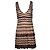 Abito zig zag Missoni in beige e nero