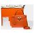Hermès Sac HERMES Kelly 25 en Cuir Orange - 102578 - vue 2
